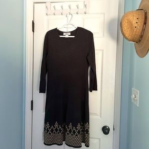 J Howard sweater dress, M, 3/4 length sleeve